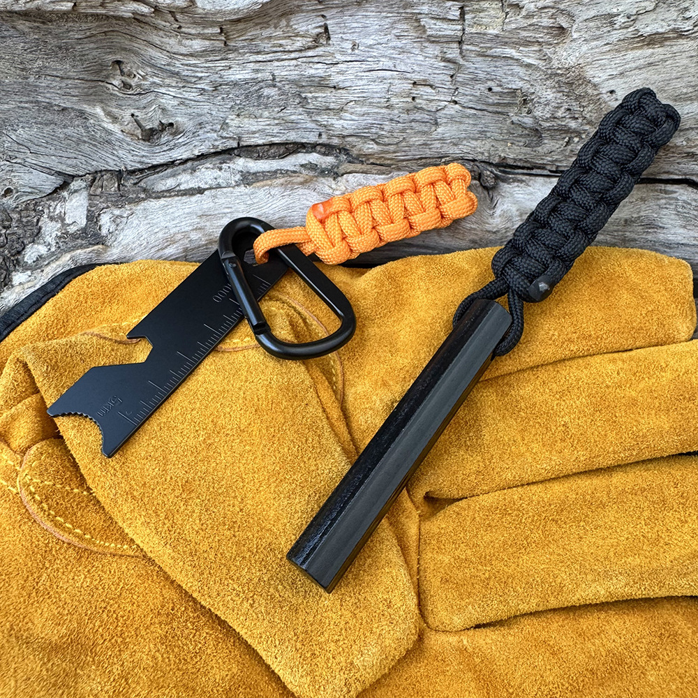 Survival Fire Starter Kit With Compass Whistle 7