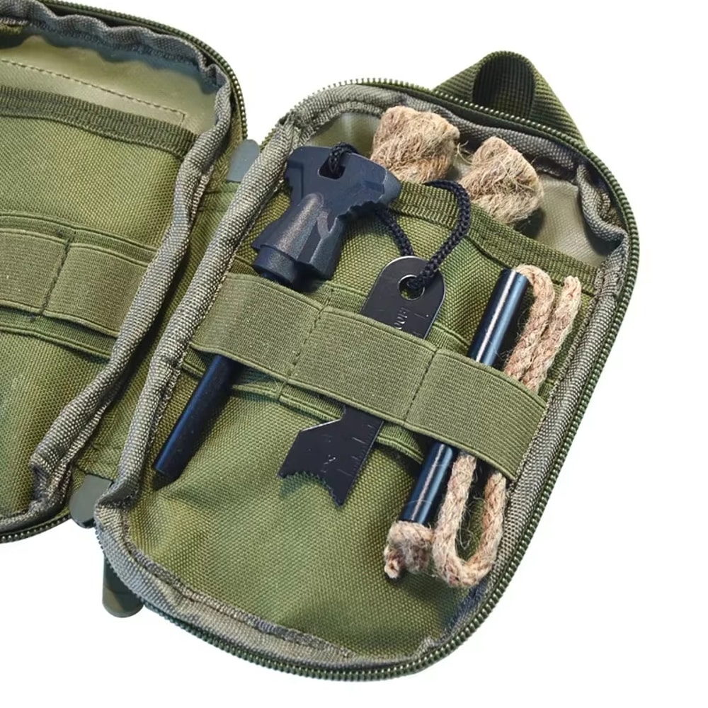 Ultimate Outdoor Fire Starter Kit Magnesium Flint Survival Tool 3