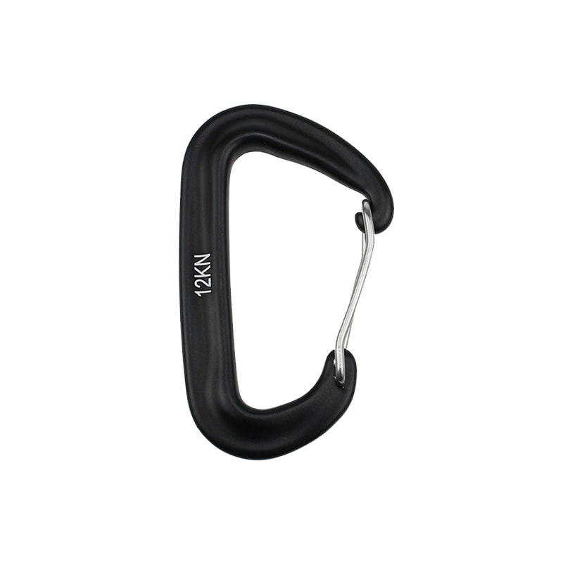 Heavy Duty D Shape Outdoor Carabiner Clip With Safety Lock 6