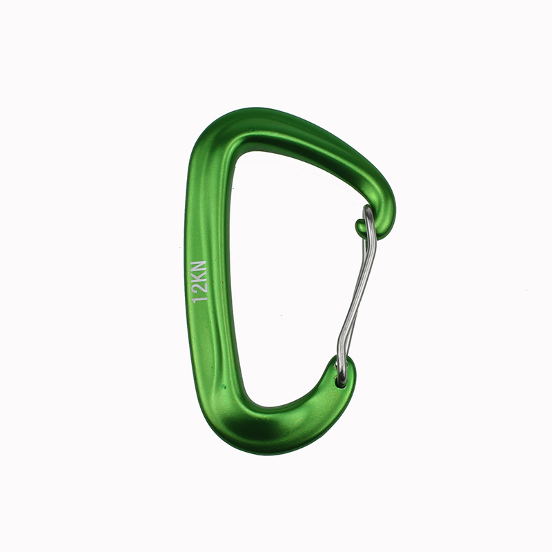 Heavy Duty D Shape Outdoor Carabiner Clip With Safety Lock 7