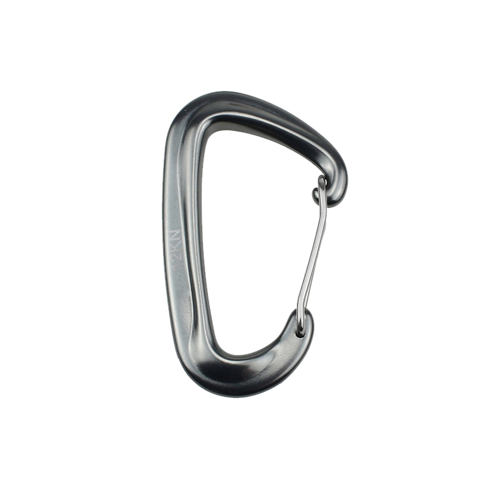 Heavy Duty D Shape Outdoor Carabiner Clip With Safety Lock 8