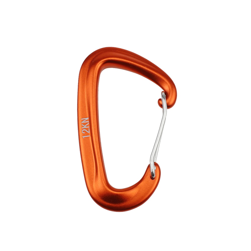 Heavy Duty D Shape Outdoor Carabiner Clip With Safety Lock 5