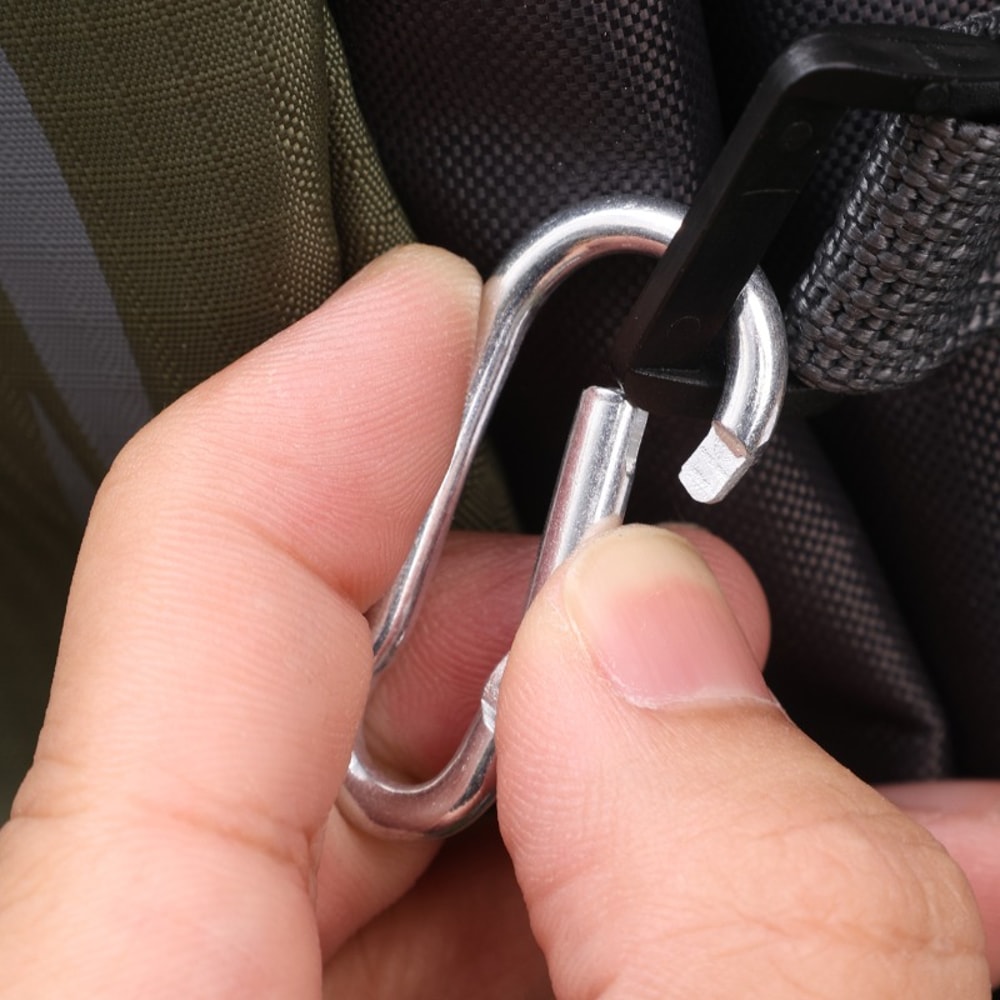 Alloy Mini Outdoor Carabiner Hook Keychain Compact Camping EDC Gear 1