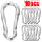 Alloy Mini Outdoor Carabiner Hook Keychain Compact Camping EDC Gear 4