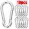 Alloy Mini Outdoor Carabiner Hook Keychain Compact Camping EDC Gear 4