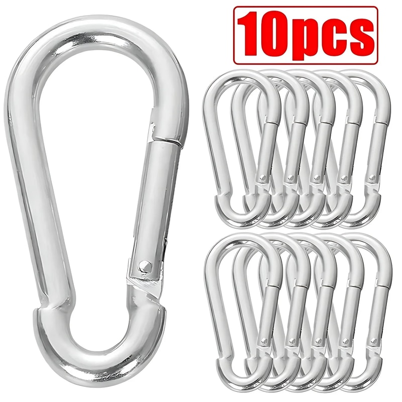 Alloy Mini Outdoor Carabiner Hook Keychain Compact Camping EDC Gear 4