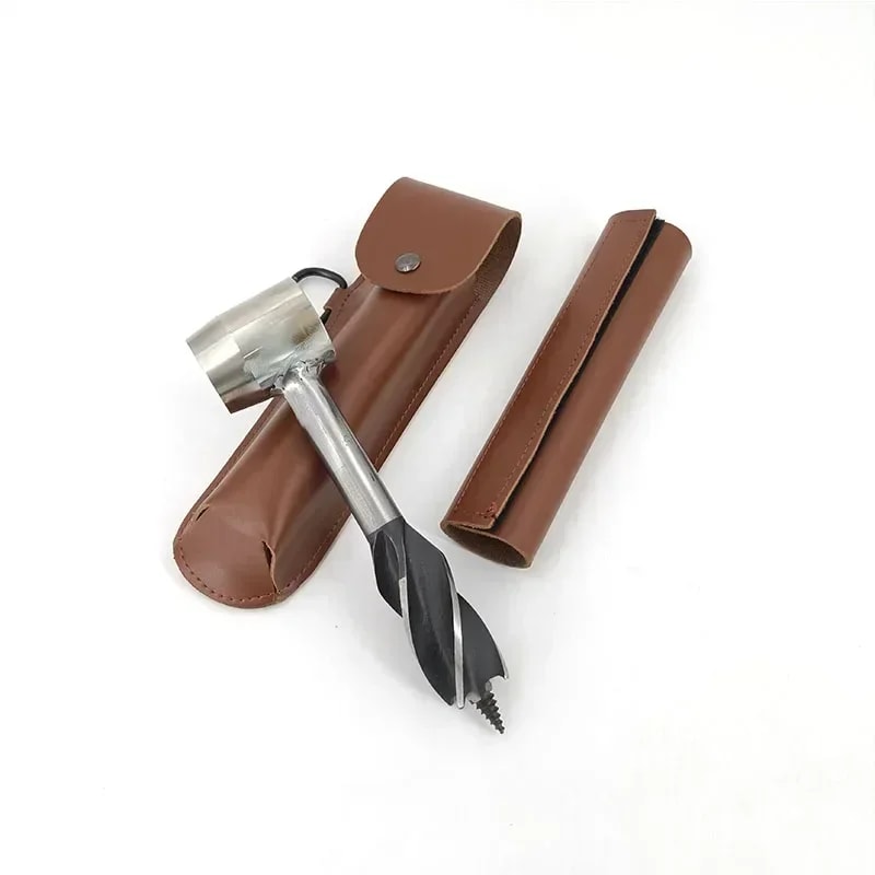 Survival Hand Drill Auger Wrench Outdoor Camping Bushcraft Tool 8