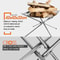Premium Portable Camping Fire Pit Rack Foldable Stainless Steel Mesh Stand 1