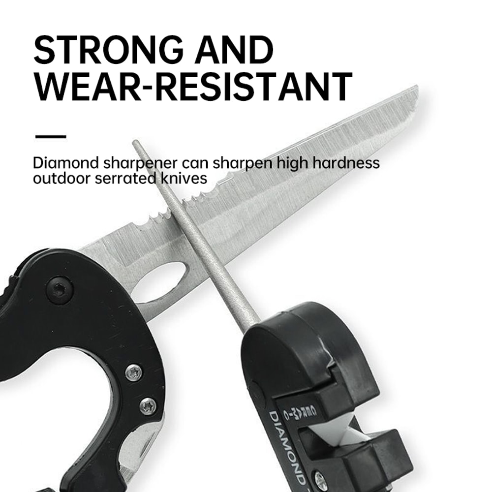 Portable Multi Function Knife Sharpener Whetstone Tool For Outdoor Kitchen 1