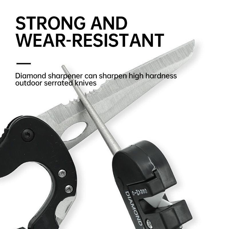 Portable Multi Function Knife Sharpener Whetstone Tool For Outdoor Kitchen 1