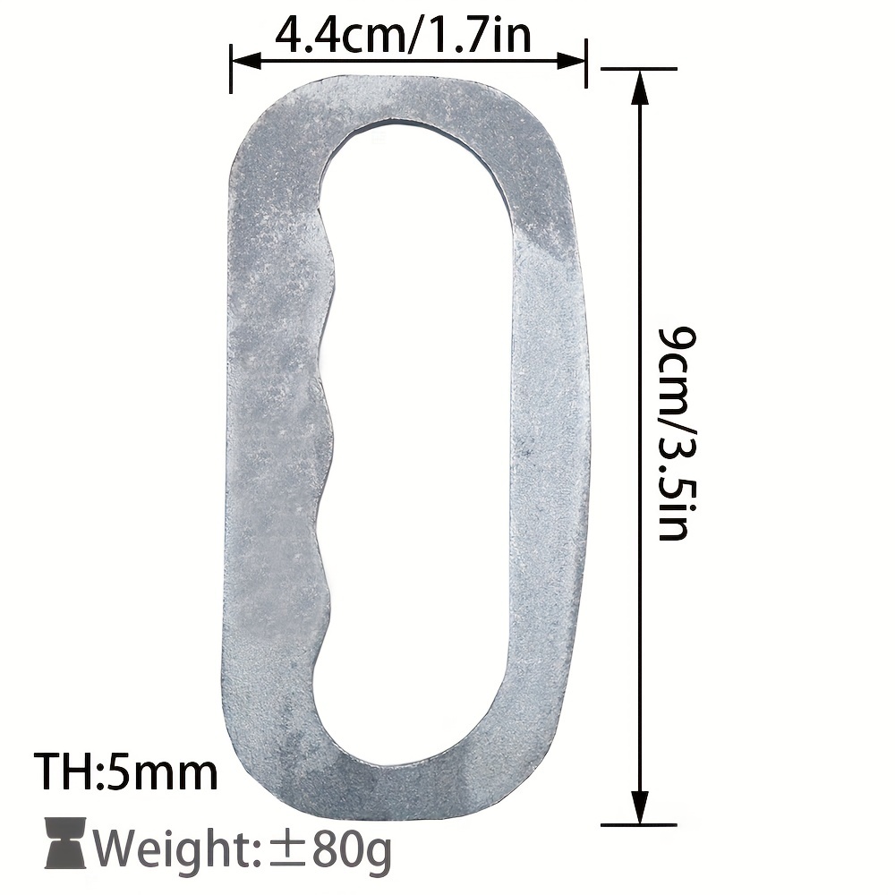 High Carbon Steel Fire Starter Flint Striker For Camping Survival 3