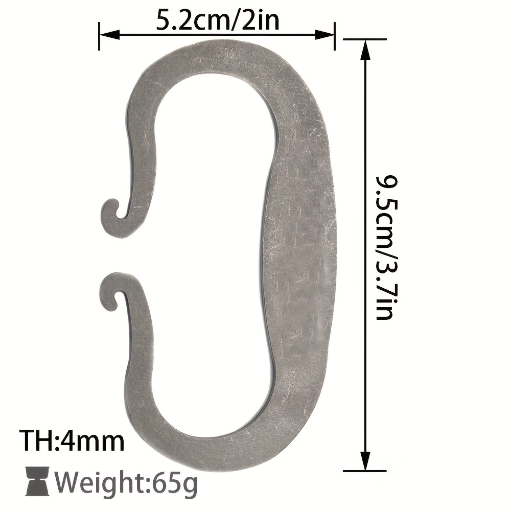 High Carbon Steel Fire Starter Flint Striker For Camping Survival 4