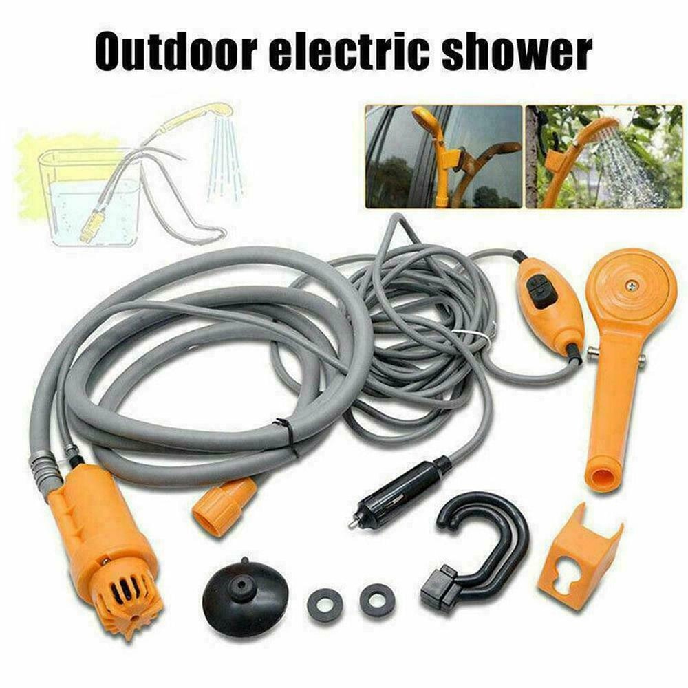 Portable Car Camping Shower Pump Outdoor Travel Pet Car Wash 1