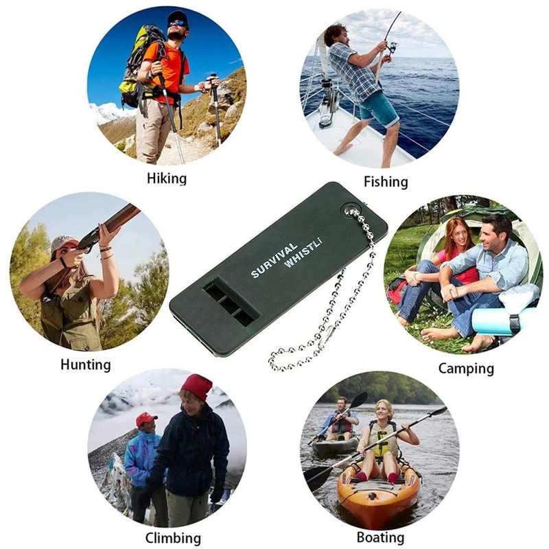Survival Whistle High Decibel Outdoor Emergency 5