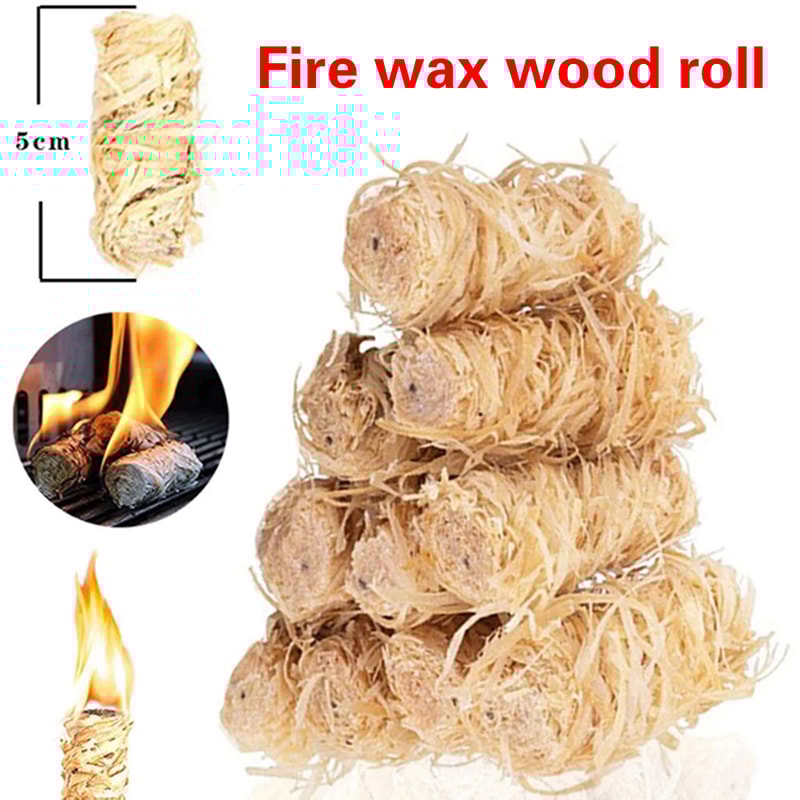 Natural Pine Fire Starters For Fireplace Campfire BBQ 0