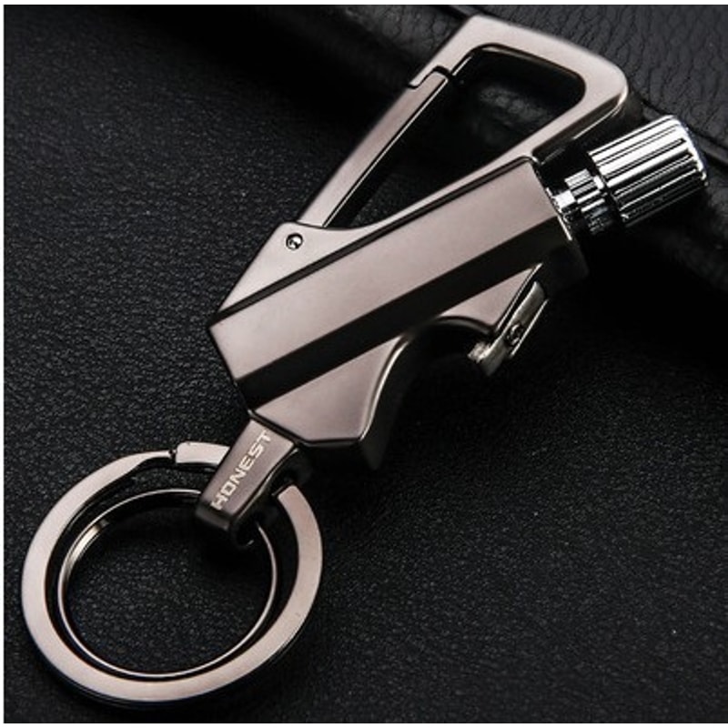 Waterproof Outdoor Lighter Keychain Refillable Kerosene Lighter Portable Survival Fire Starter 1