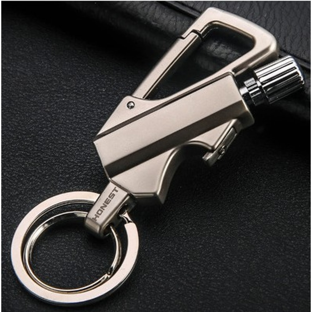 Waterproof Outdoor Lighter Keychain Refillable Kerosene Lighter Portable Survival Fire Starter 3
