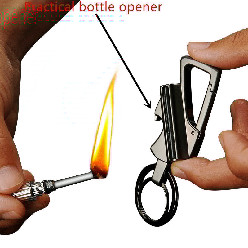 Waterproof Plasma Keychain Lighter For Camping Travel Survival Gear 0