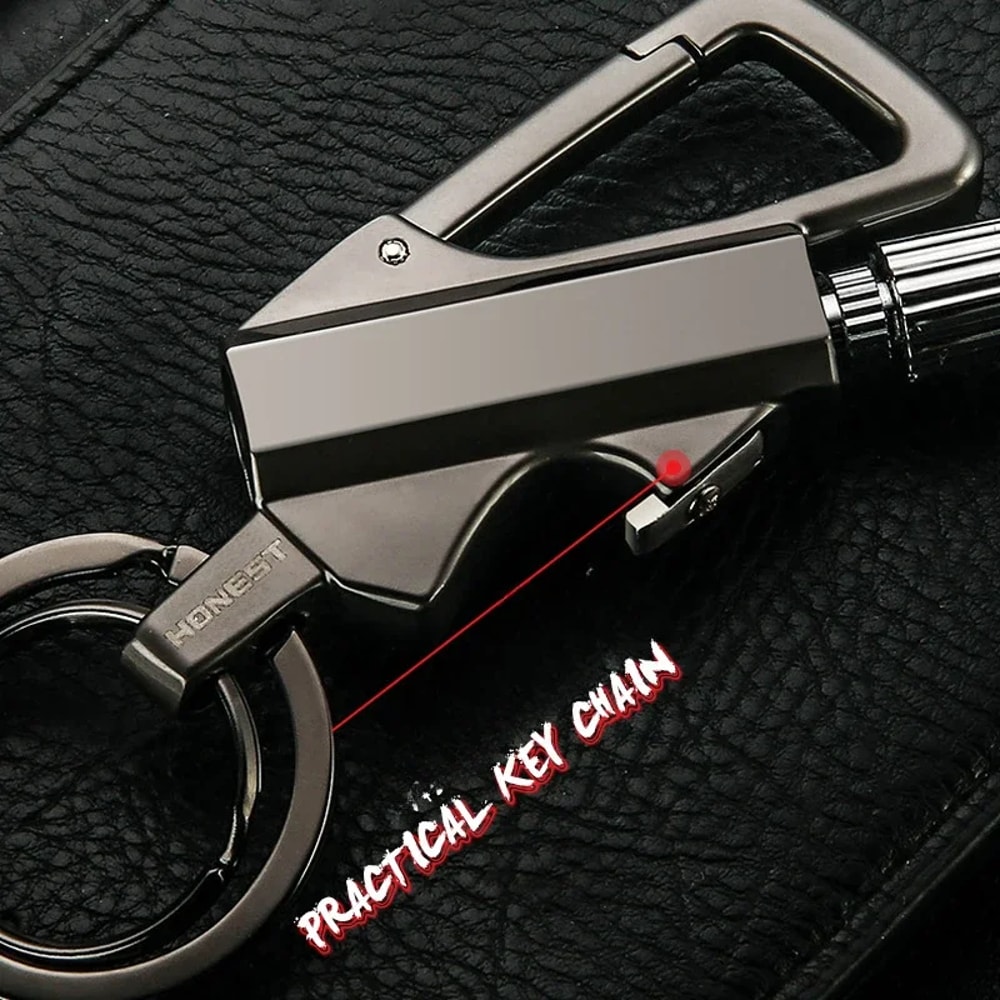 All Weather Portable Waterproof Survival Keychain Lighter Compact Outdoor Fire Starter Tool 1