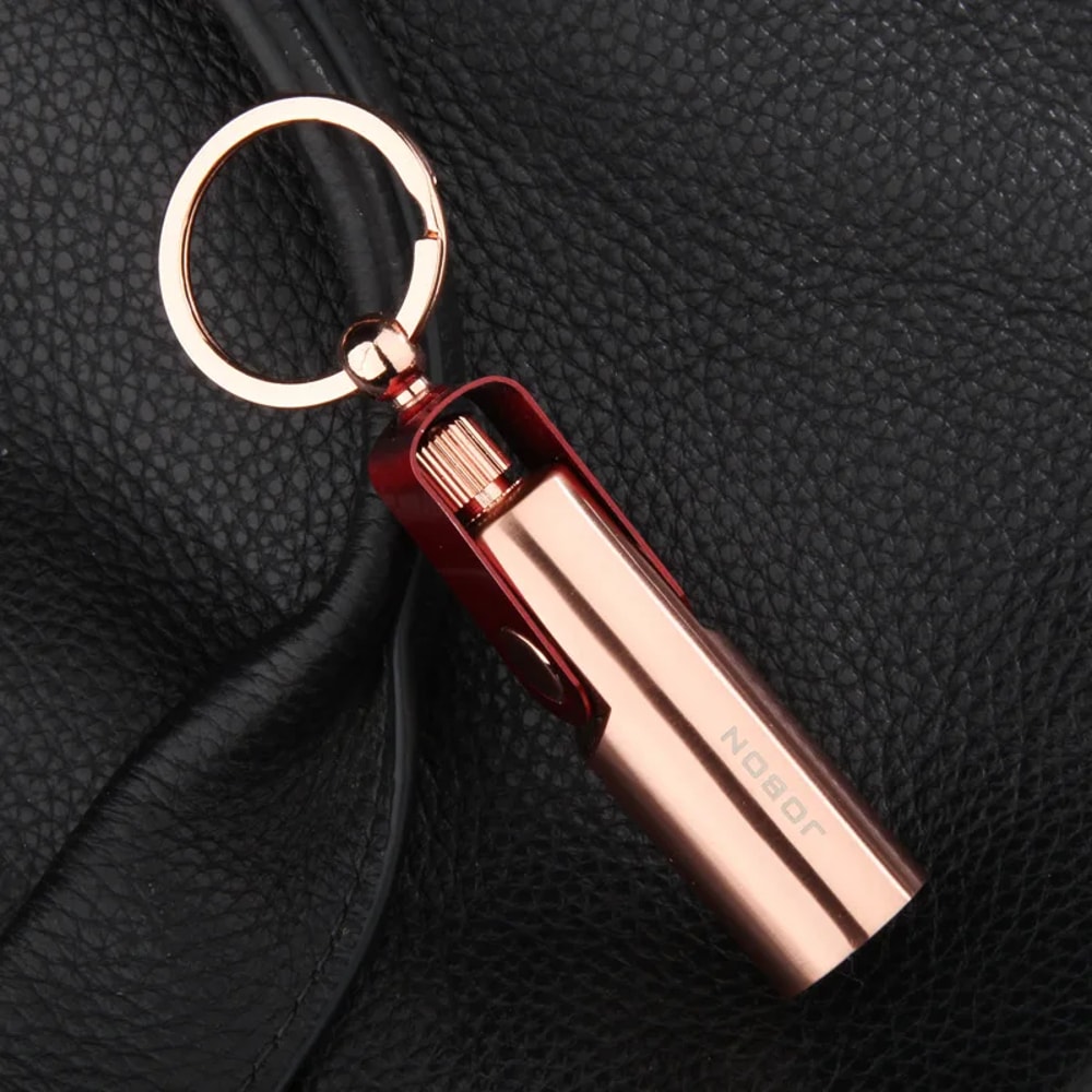 Waterproof Survival Match Lighter Keychain Portable Outdoor Fire Starter Tool 4