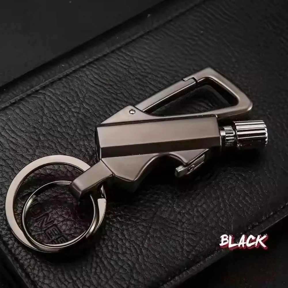 Outdoor Portable Keychain Bottle Opener With Waterproof Metal Igniter 6