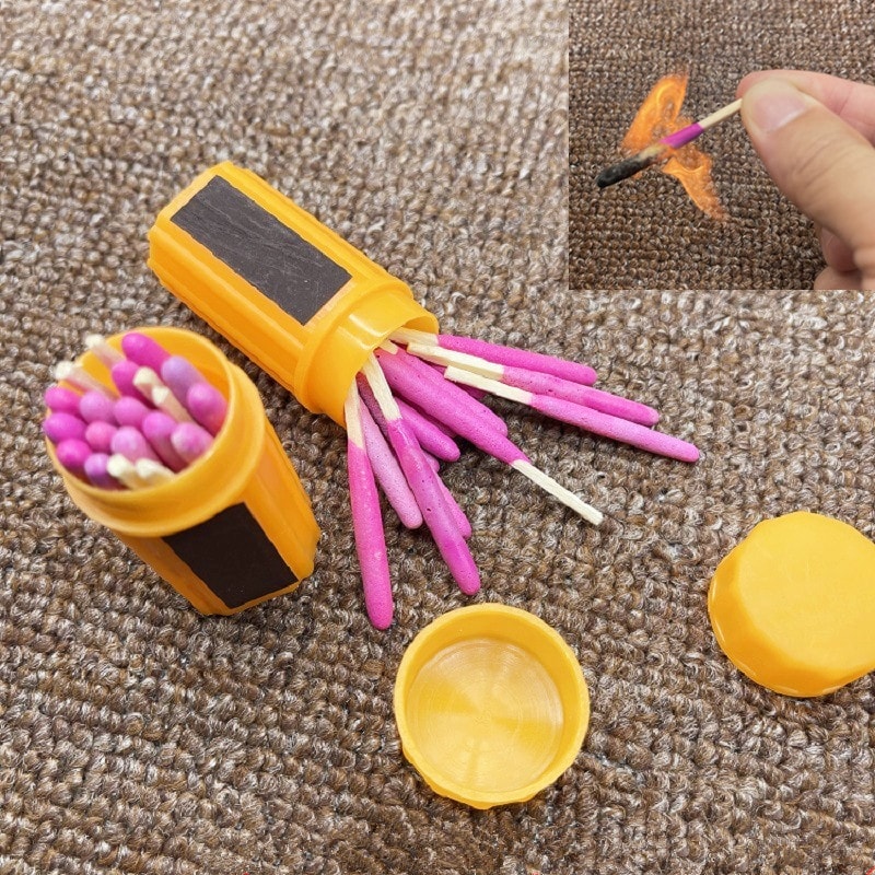 Outdoor Windproof Waterproof Survival Matches Camping Fire Starter 1