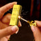 Luxury Gold Bar Waterproof Refillable Lighter Portable Outdoor & Premium Gift