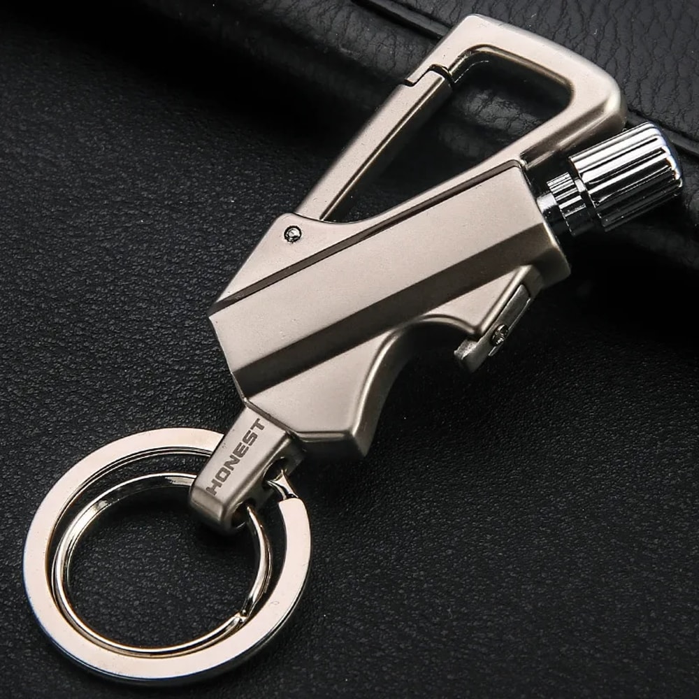 All Weather Portable Fire Starter Keychain Lighter Outdoor Camping Ignition Tool 5