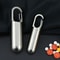 Stainless Steel Travel Pill Case Waterproof Portable Medicine Container Keychain 1