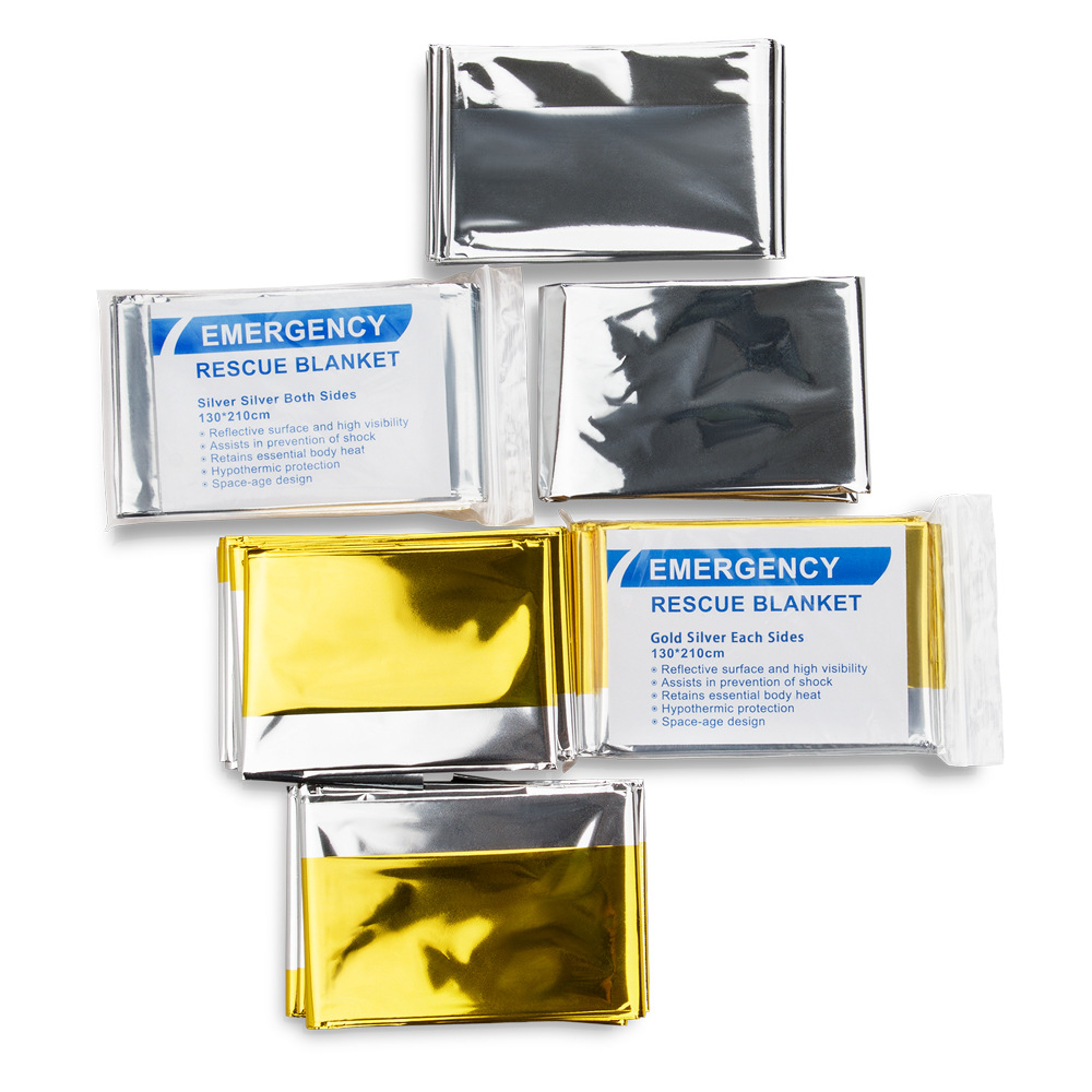 All Weather Emergency Survival Blanket Windproof Waterproof Thermal Foil For Camping 0
