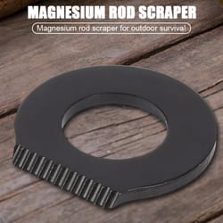 ultimate stainless steel camping fire starter with flint stone