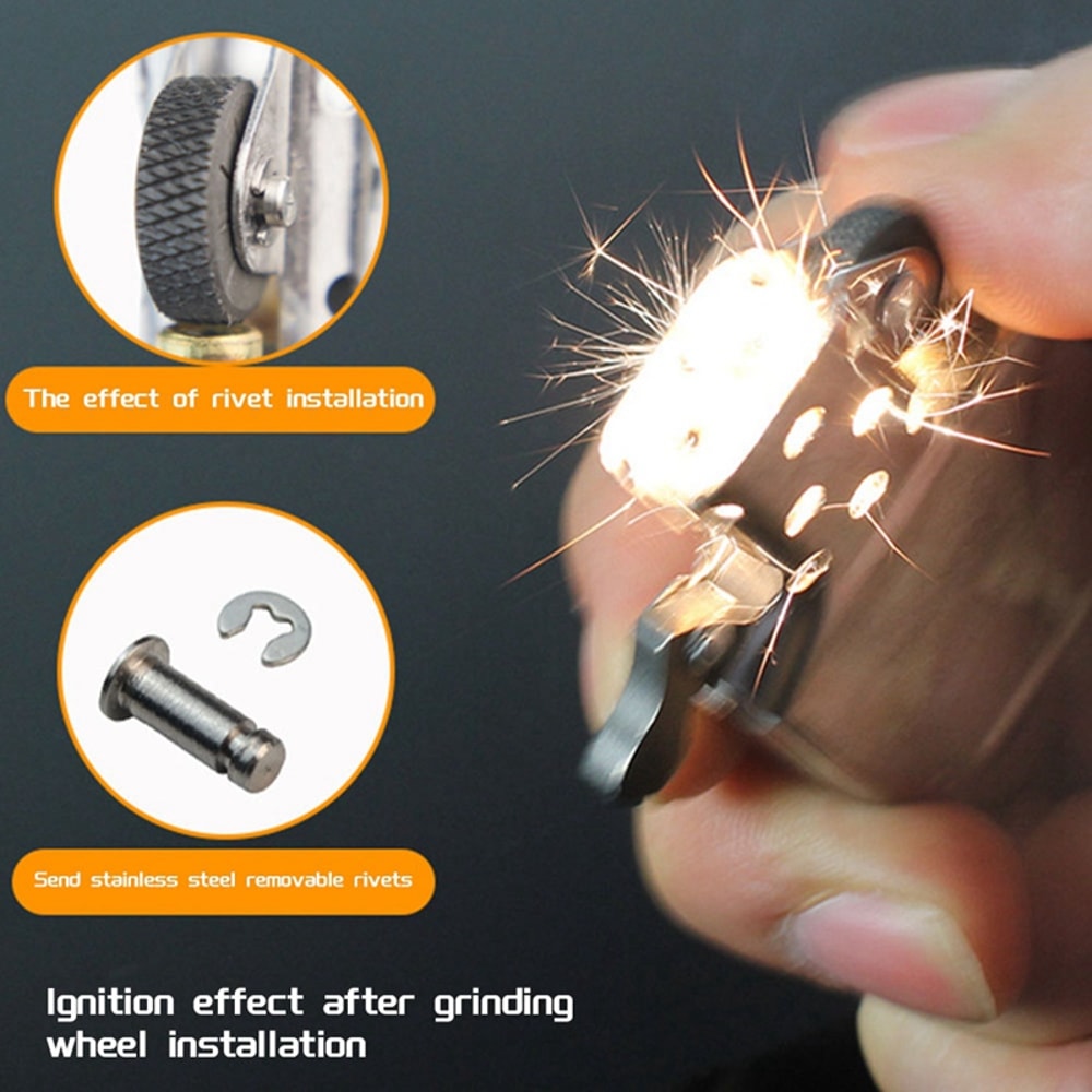 Kerosene Premium Lighter Flint Wheel Replacement Durable Steel Gear Spark Wheel