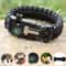 Five In One Survival Bracelet With Compass Flint Paracord For Hiking 1