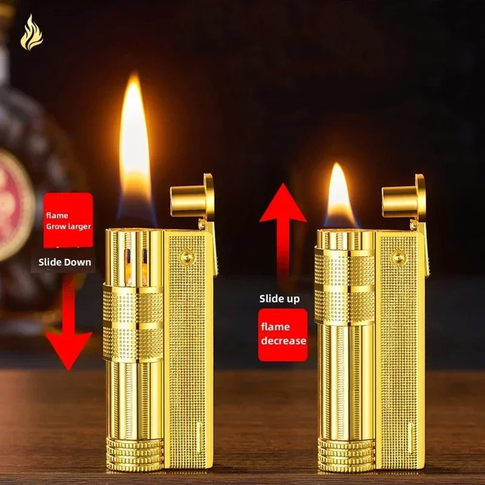 Classic Retro Metal Windproof Flint Lighter For Men 1
