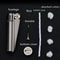 Retro Metal Slider Oil Lighter Durable Windproof Flint Ignition 3
