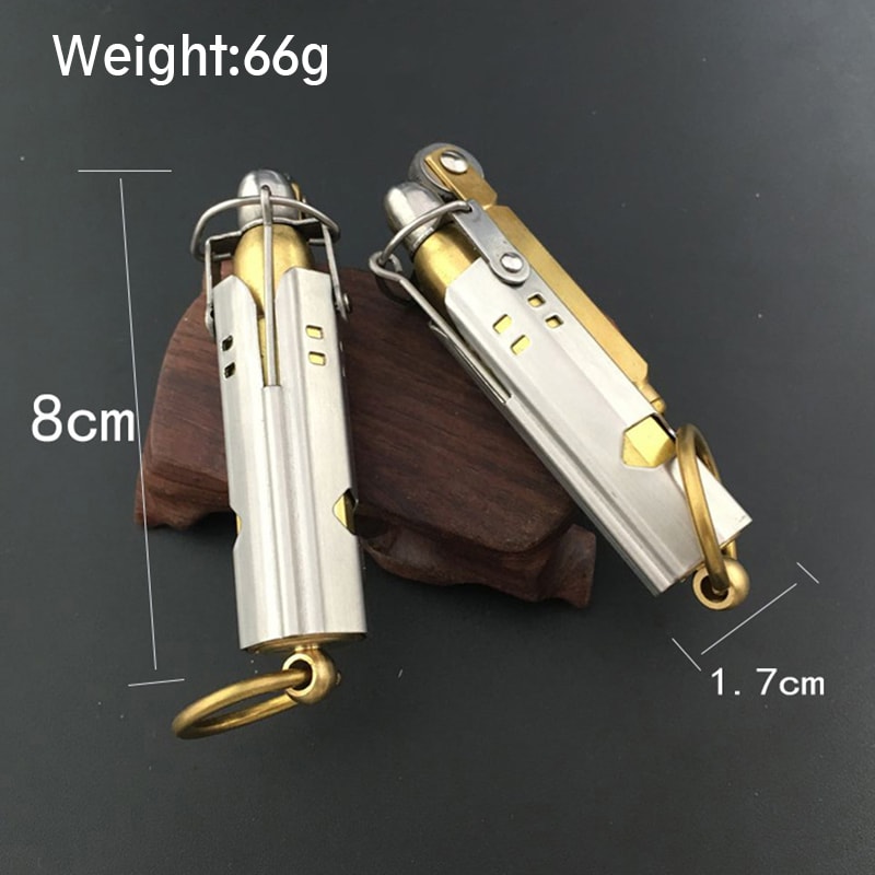 Retro Windproof Petrol Flint Lighter Vintage Metal Smoking Accessory Gift 5