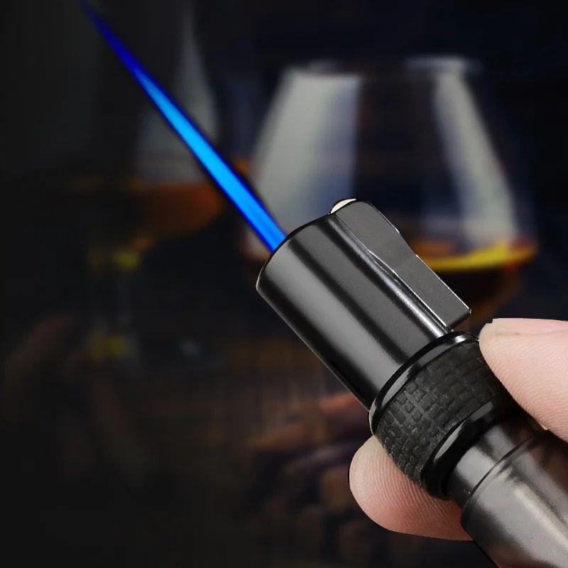 Jobon Windproof Jet Torch Lighter Butane Metal Flame Lighter For Men 2