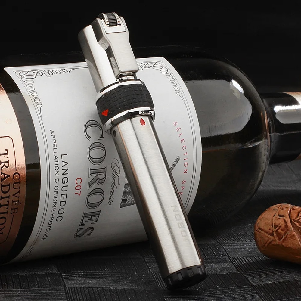 Jobon Windproof Jet Torch Lighter Butane Metal Flame Lighter For Men 6