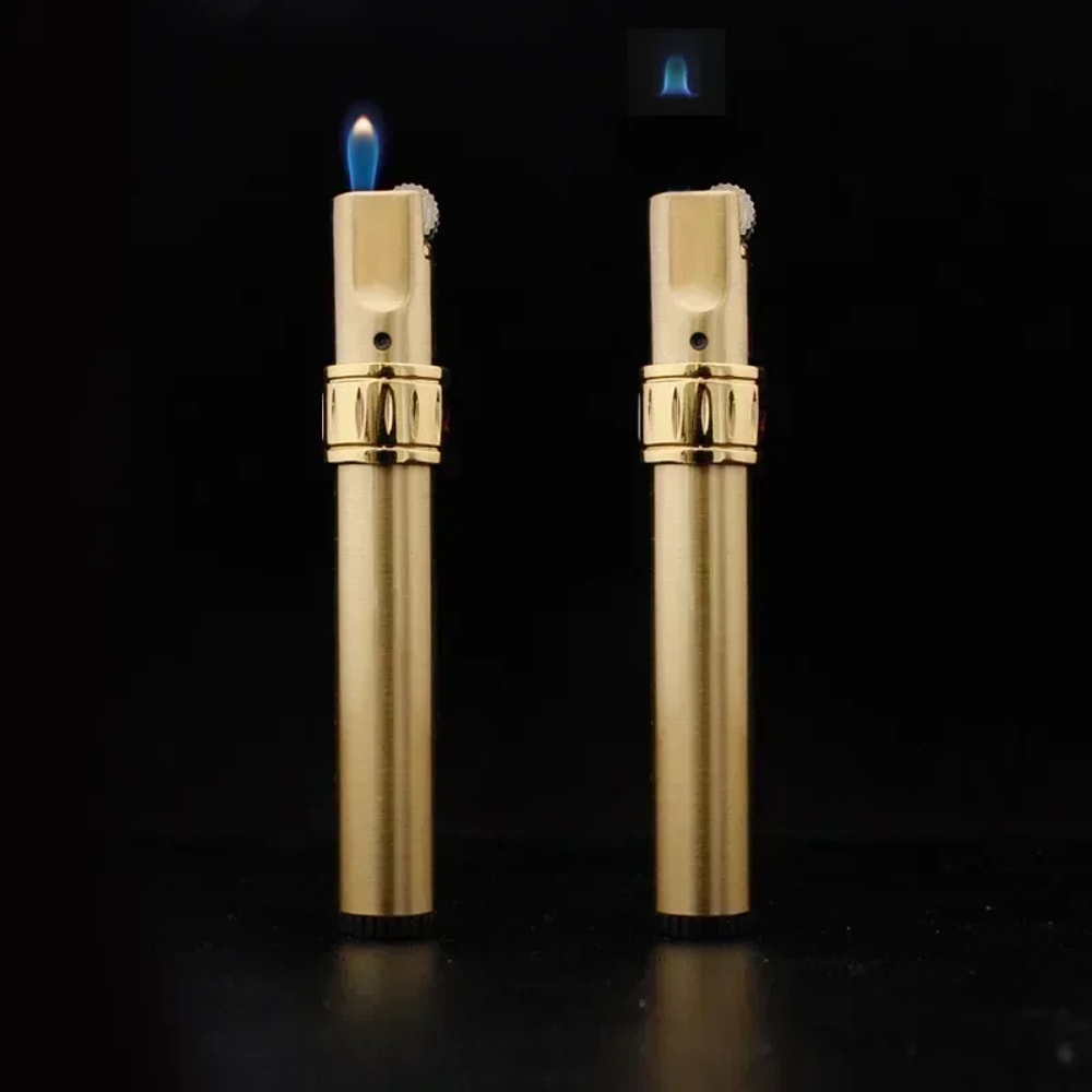 Premium Metal Torch Lighter With Floating Fire Butane Gas Flint Ignition 1