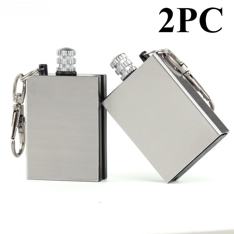 Portable Waterproof Survival Lighter Keychain Emergency Camping Fire Starter 5