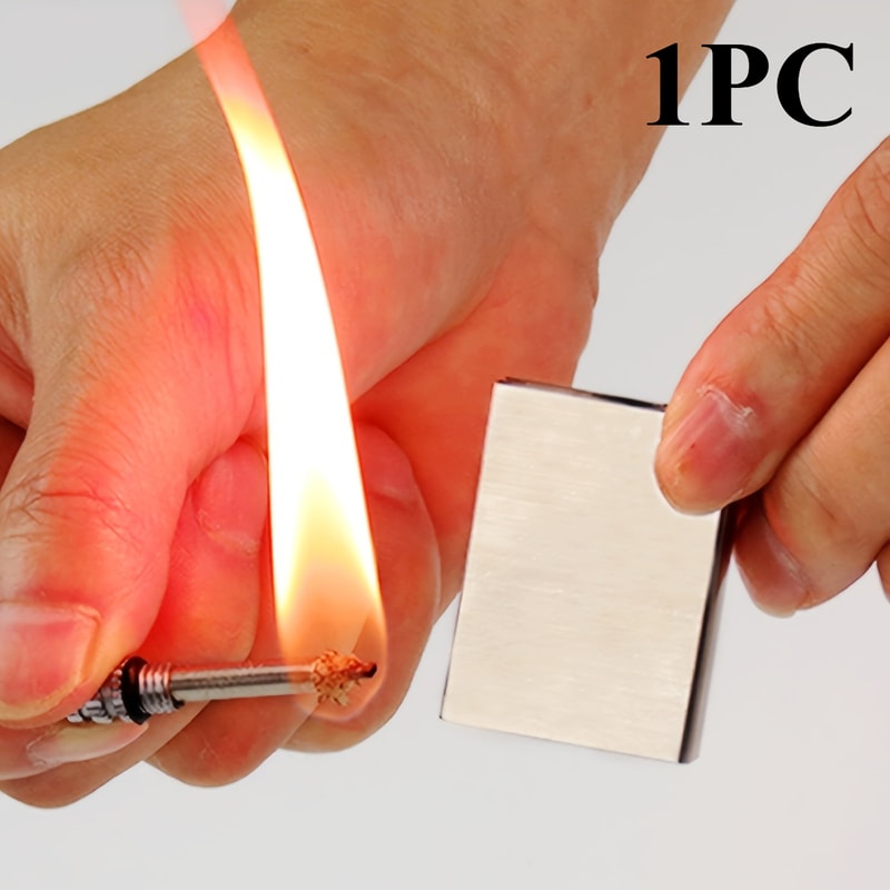 Portable Waterproof Survival Lighter Keychain Emergency Camping Fire Starter 4