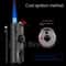 Metal Torch Windproof Butane Gas Lighter With Flint Wheel 2