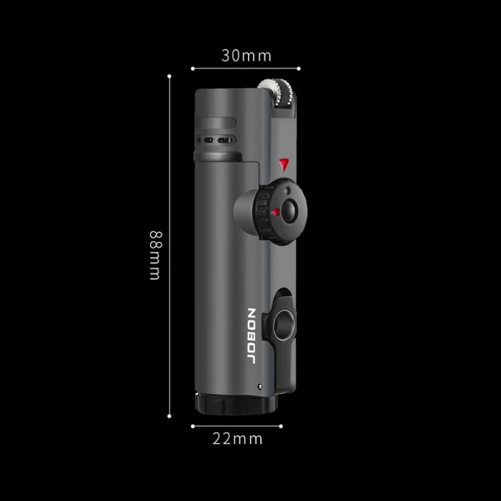 Metal Torch Windproof Butane Gas Lighter With Flint Wheel 6
