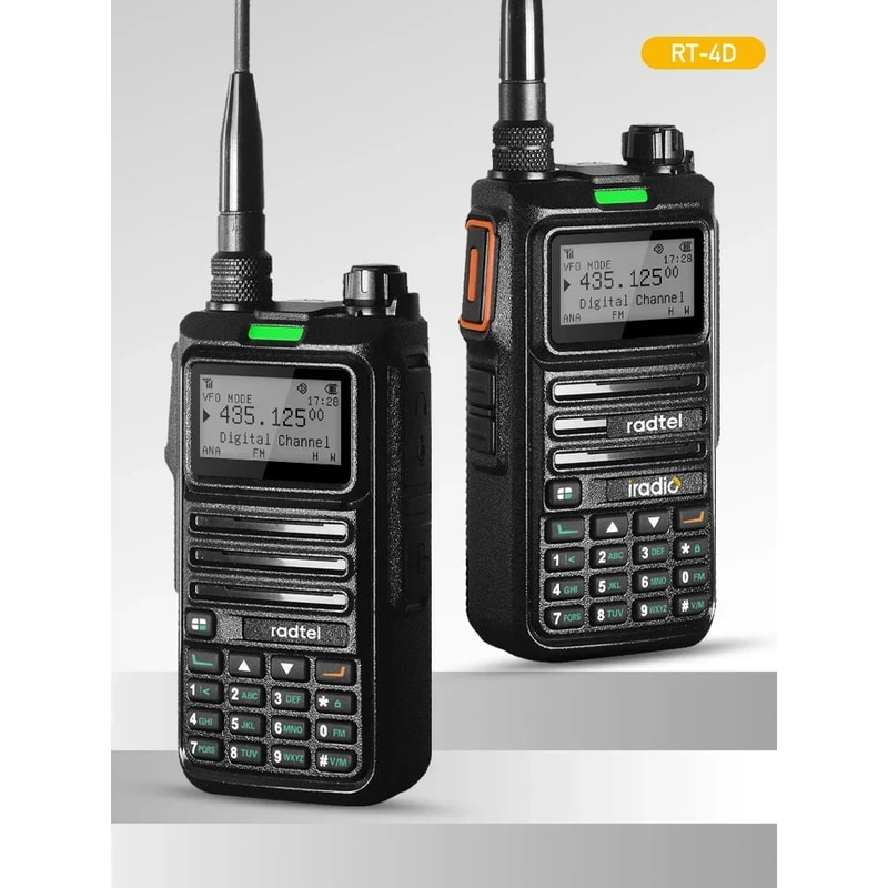 Dual Mode DMR Radio Digital Walkie Talkie With Channels 4