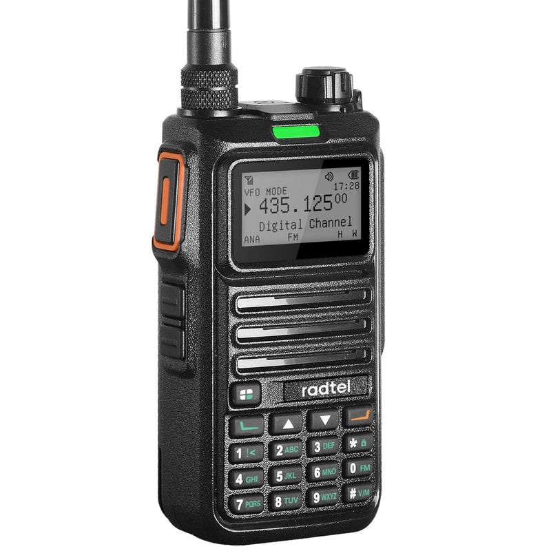 Dual Mode DMR Radio Digital Walkie Talkie With Channels 0