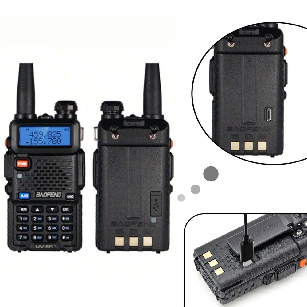 UV Dual Band Walkie Talkie Long Range Portable Ham Radio 5
