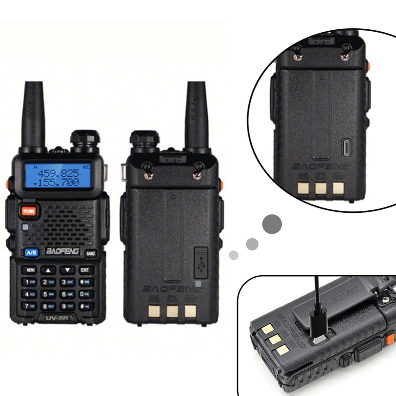UV Dual Band Walkie Talkie Long Range Portable Ham Radio 5