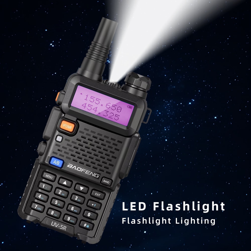 UV Dual Band Walkie Talkie Long Range Portable Ham Radio 2