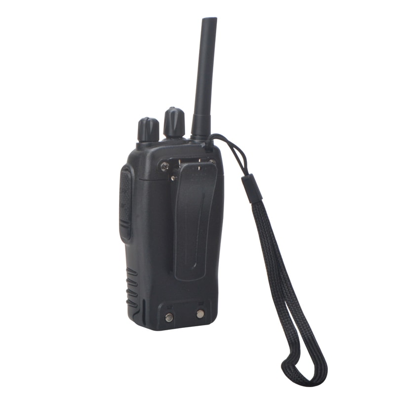 Portable Walkie Talkie UHF TwoWay Radio With USB Charger Headset 1