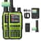 UV Mini Walkie Talkie With Bluetooth NOAA Weather Radio USB C Charging 8